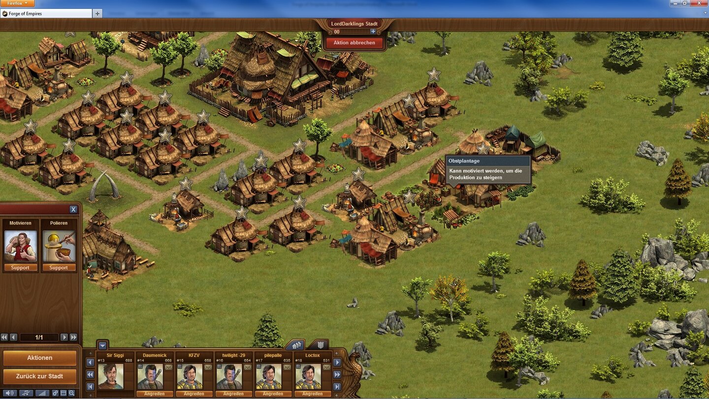 Forge of Empires... sodass wir uns brav revanchieren.