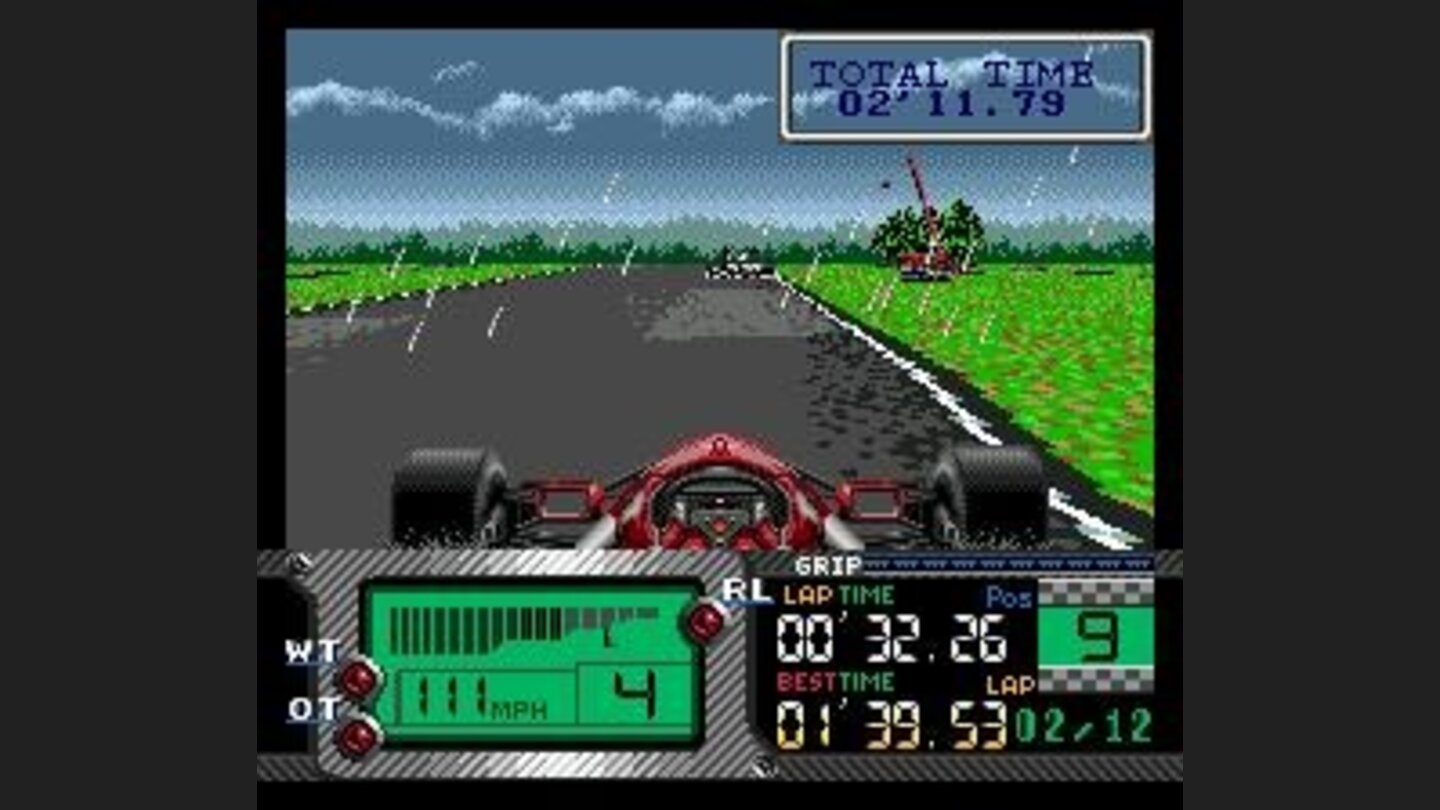 Weather effects are simulated.