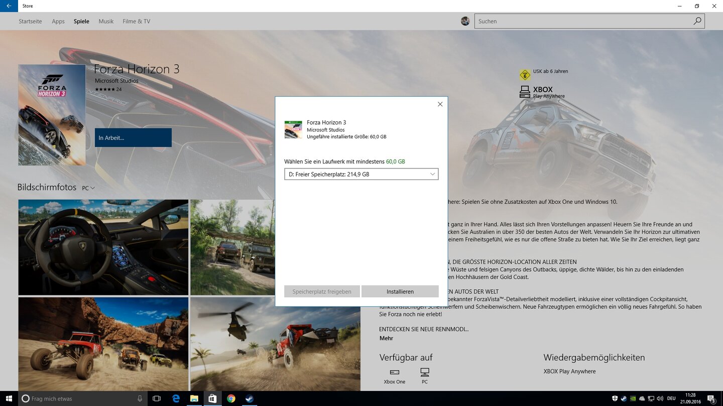 Forza Horizon 3 Installation