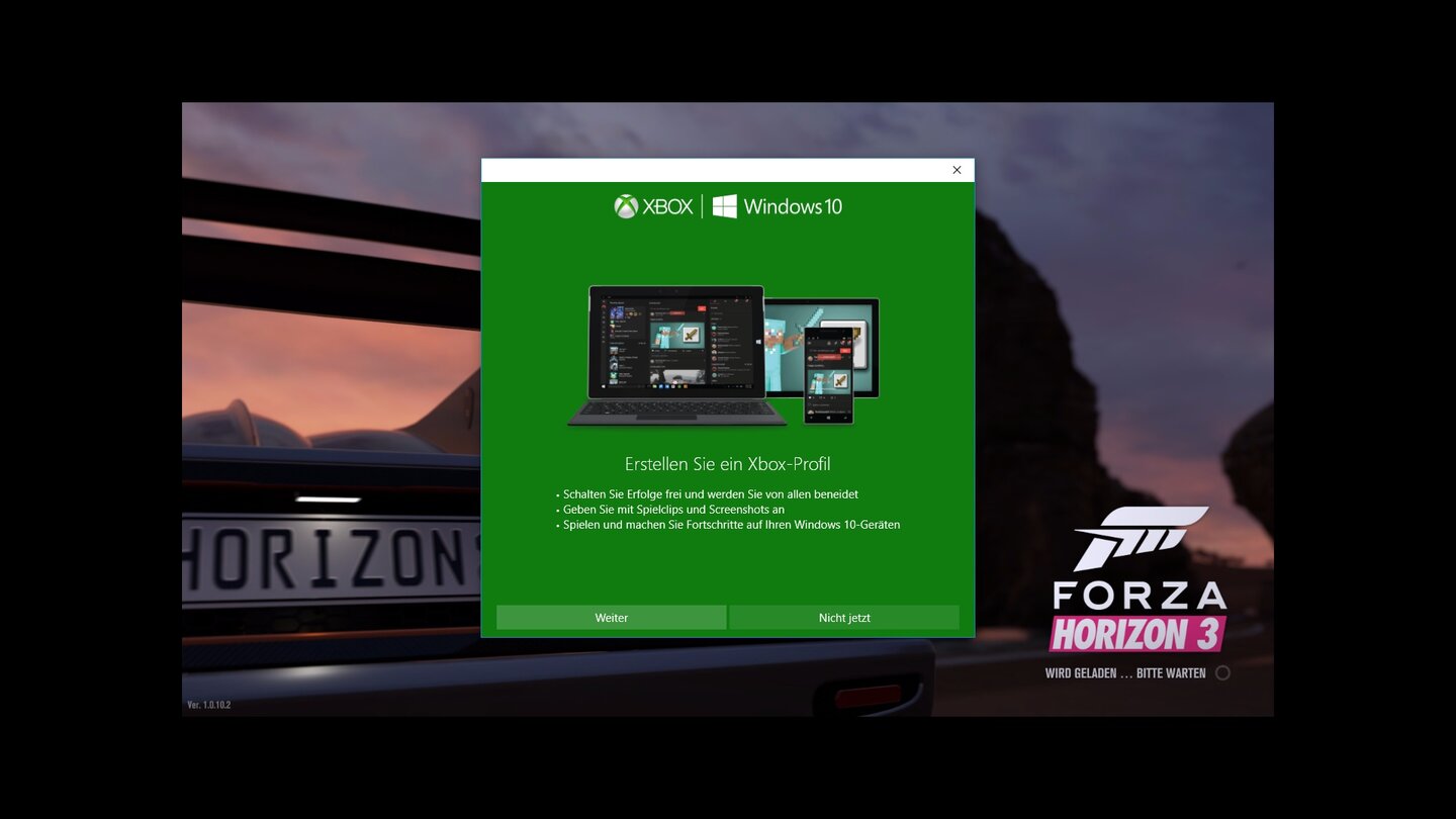 Forza Horizon 3 Xbox Profil