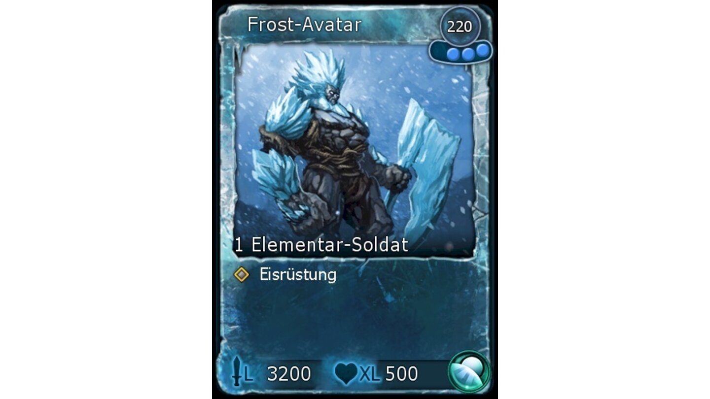 Battleforge - Frost-Deck: Frost-Avatar