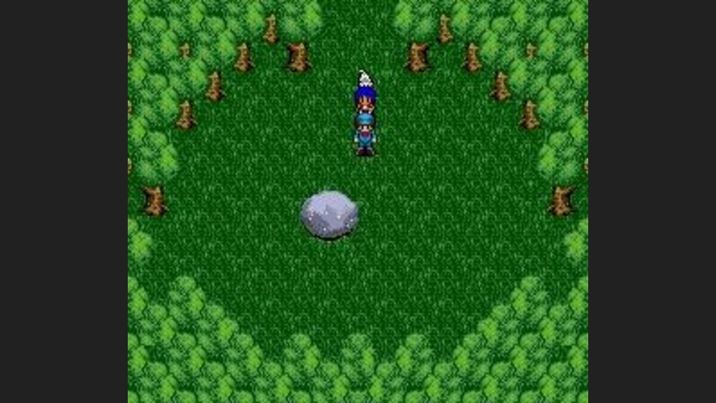 A rock in a savannah