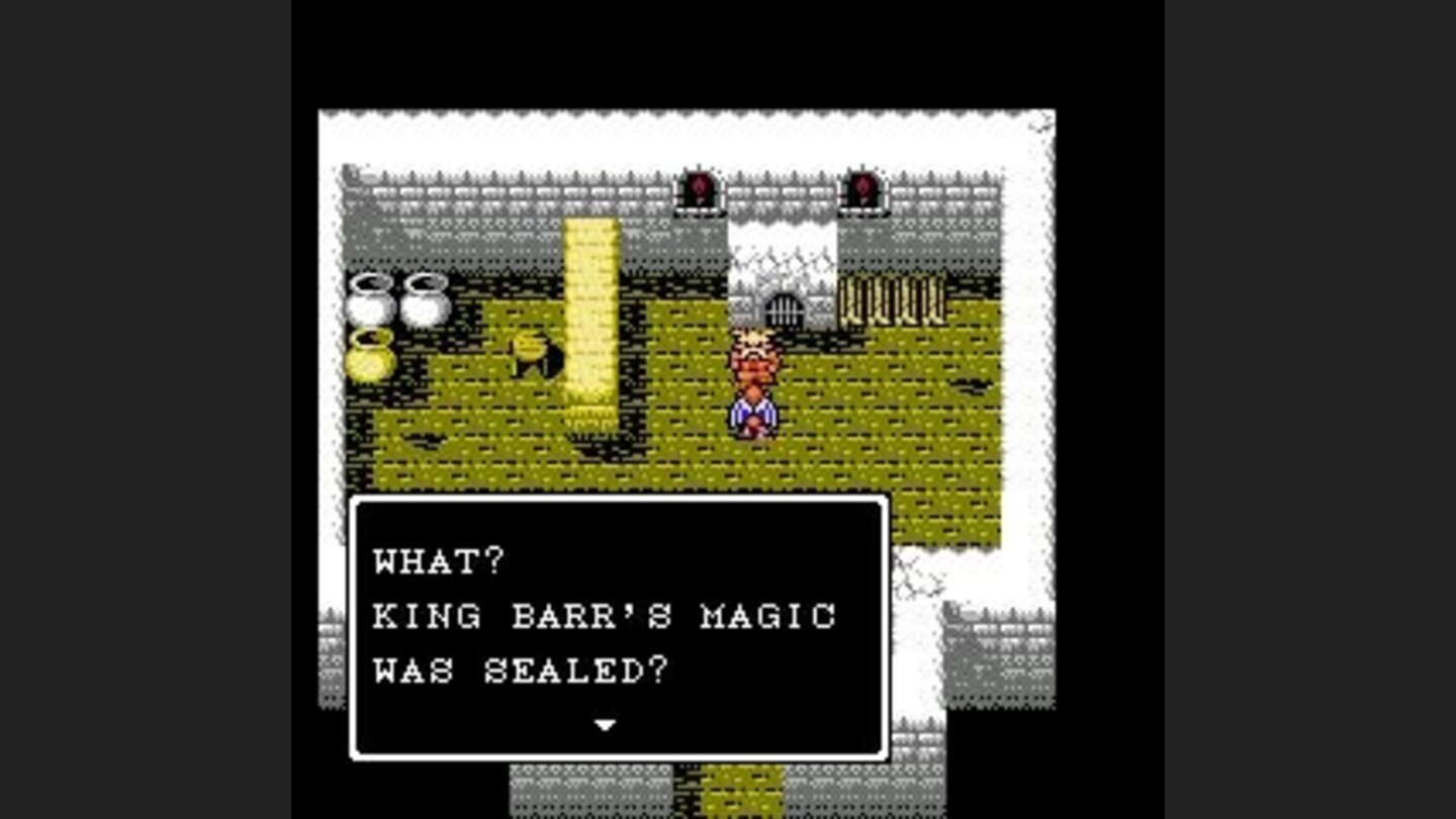 Talking to another villager