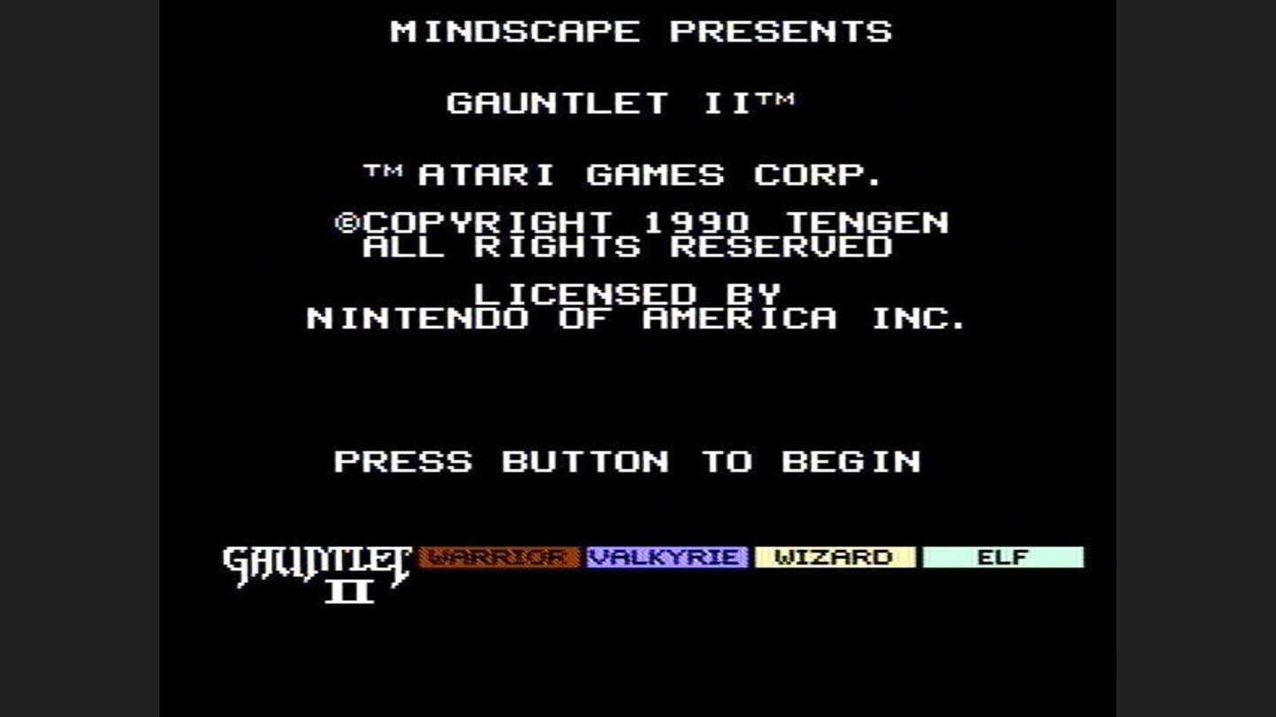 Press a start button to begin