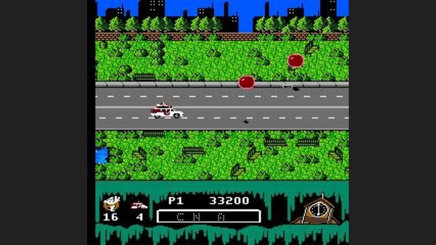 More driving this time near giant red spheres