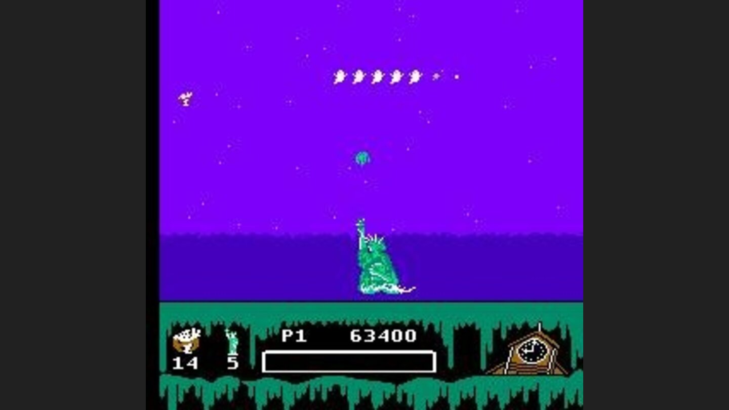 ...and proceeds to play Space Invaders with the ghosts