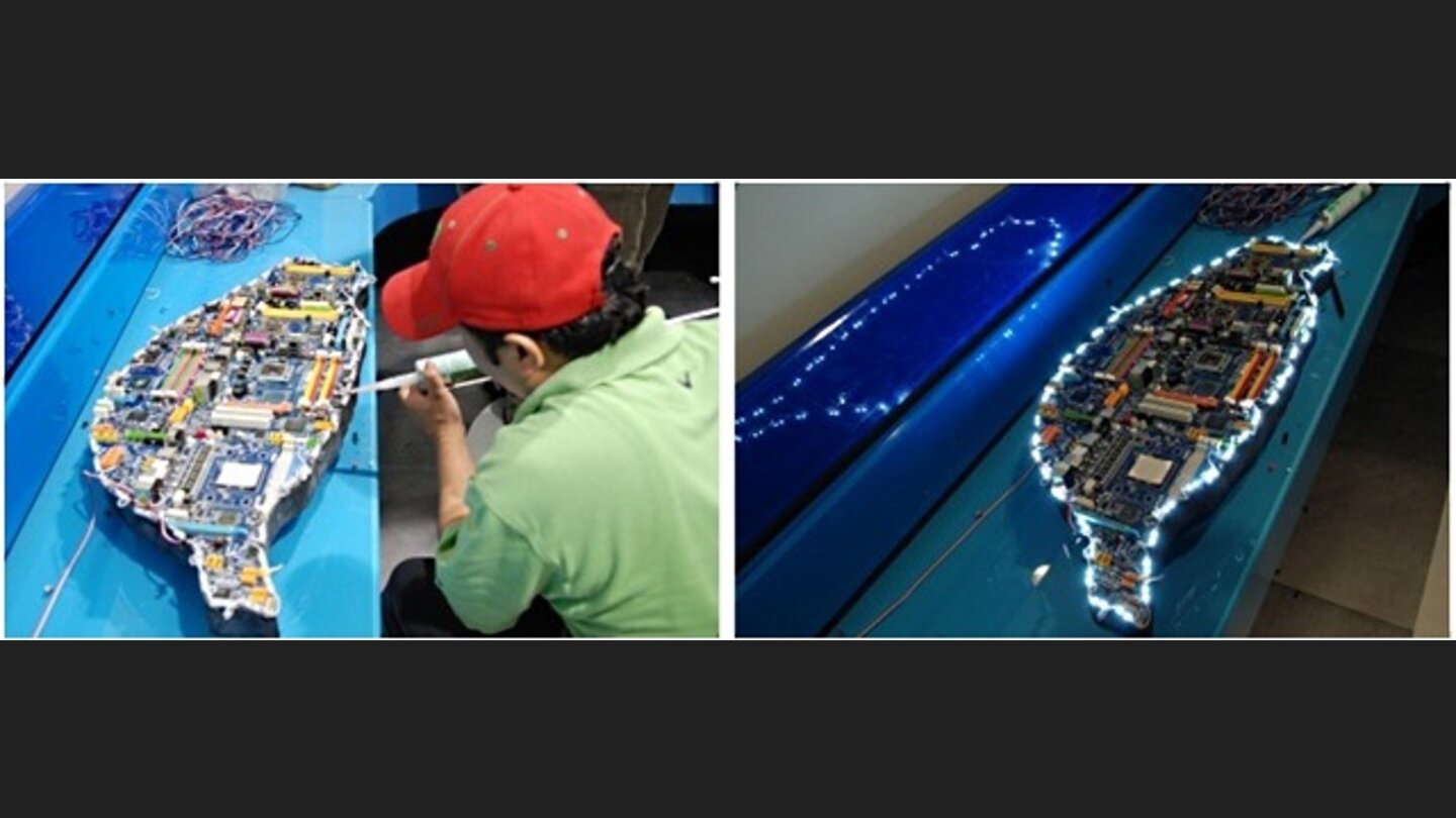 Gigabyte Mainboard-Kunst