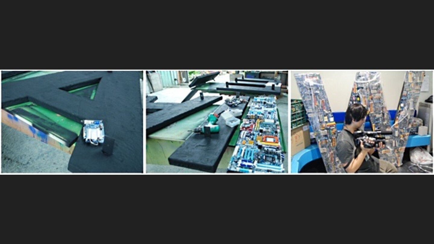 Gigabyte Mainboard-Kunst