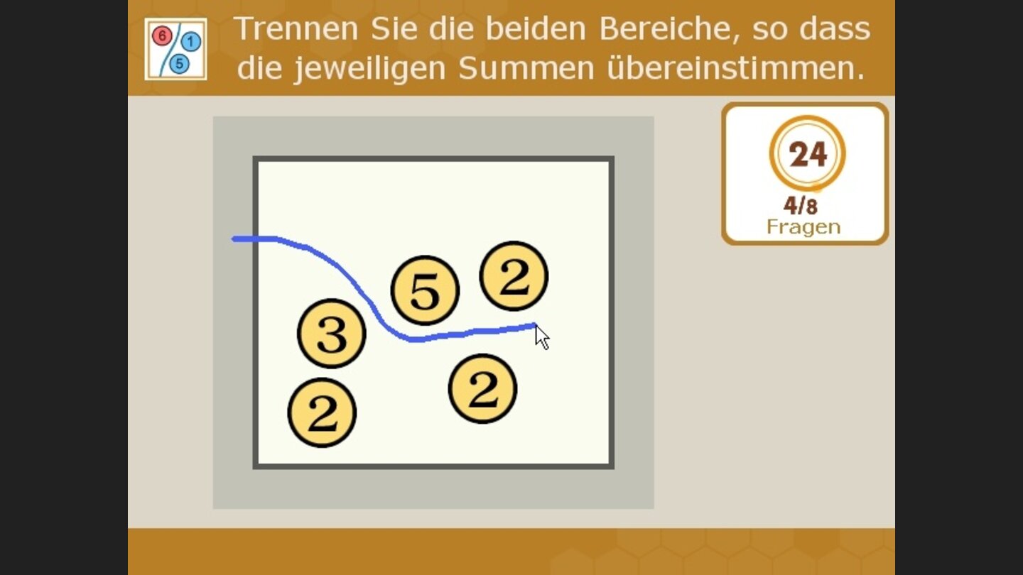 Gleiche Paarte: Teilen Sie die Zahlen so auf, dass sie die gleiche Summe bilden.