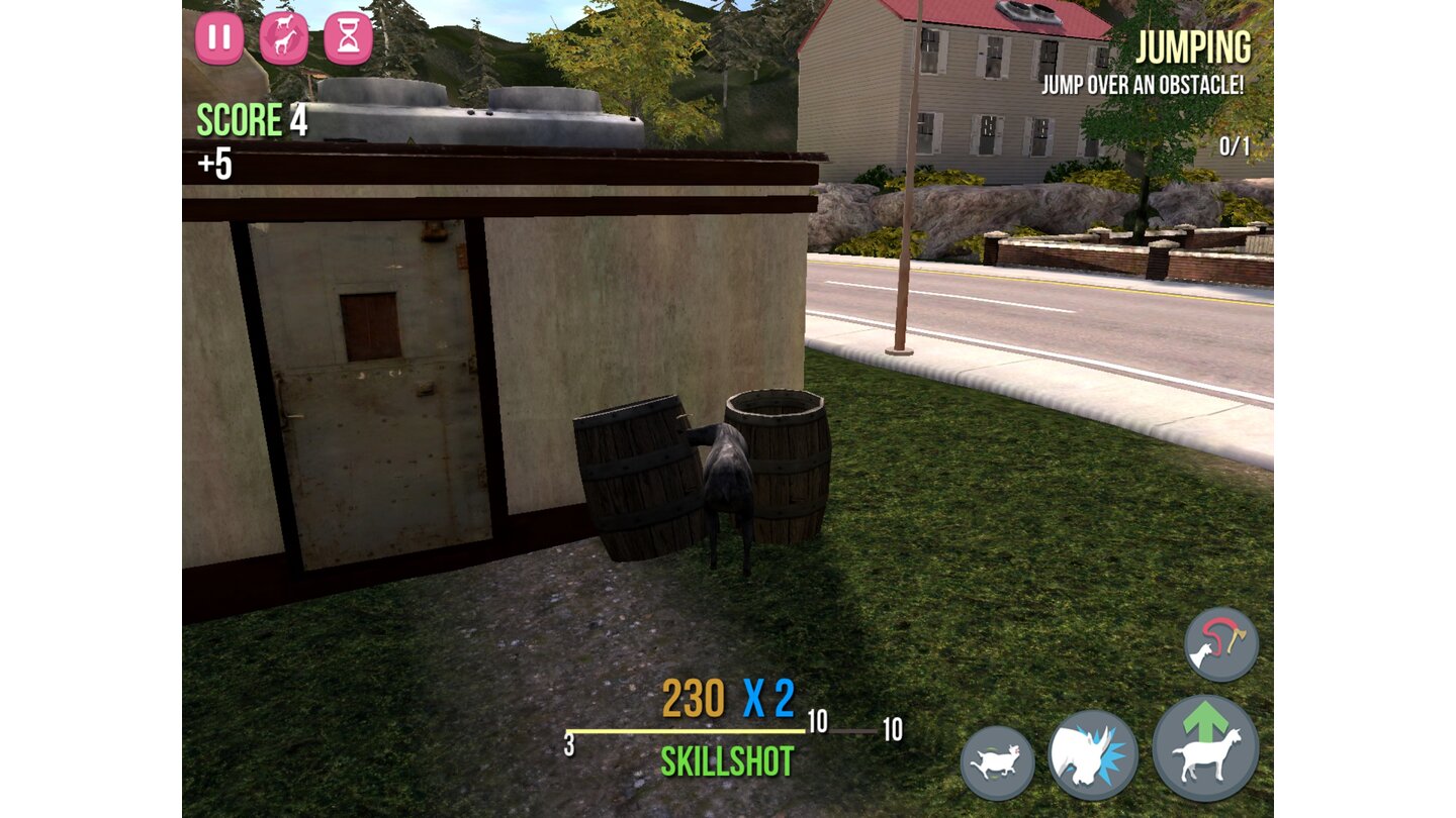 Goat Simulator - Screenshots der Mobile-Version (iOS & Android)