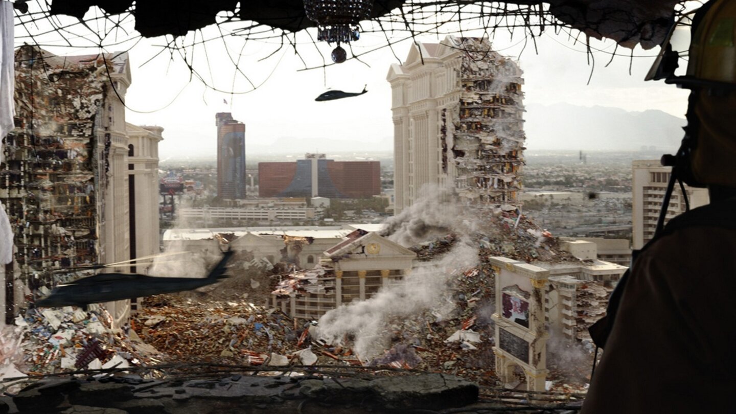 Godzilla - Bilder zum KinofilmNoch etwas, das Godzilla hervorragend beherrscht: Bilder von extensiver Zerstörung.