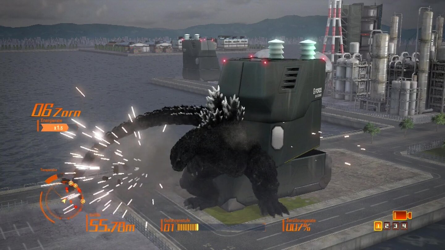 GodzillaNicht nur Generatoren, auch Geschütz-Stationen müssen zerstört werden.