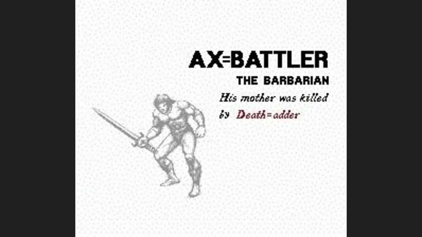 Ax Battler the Barbarian