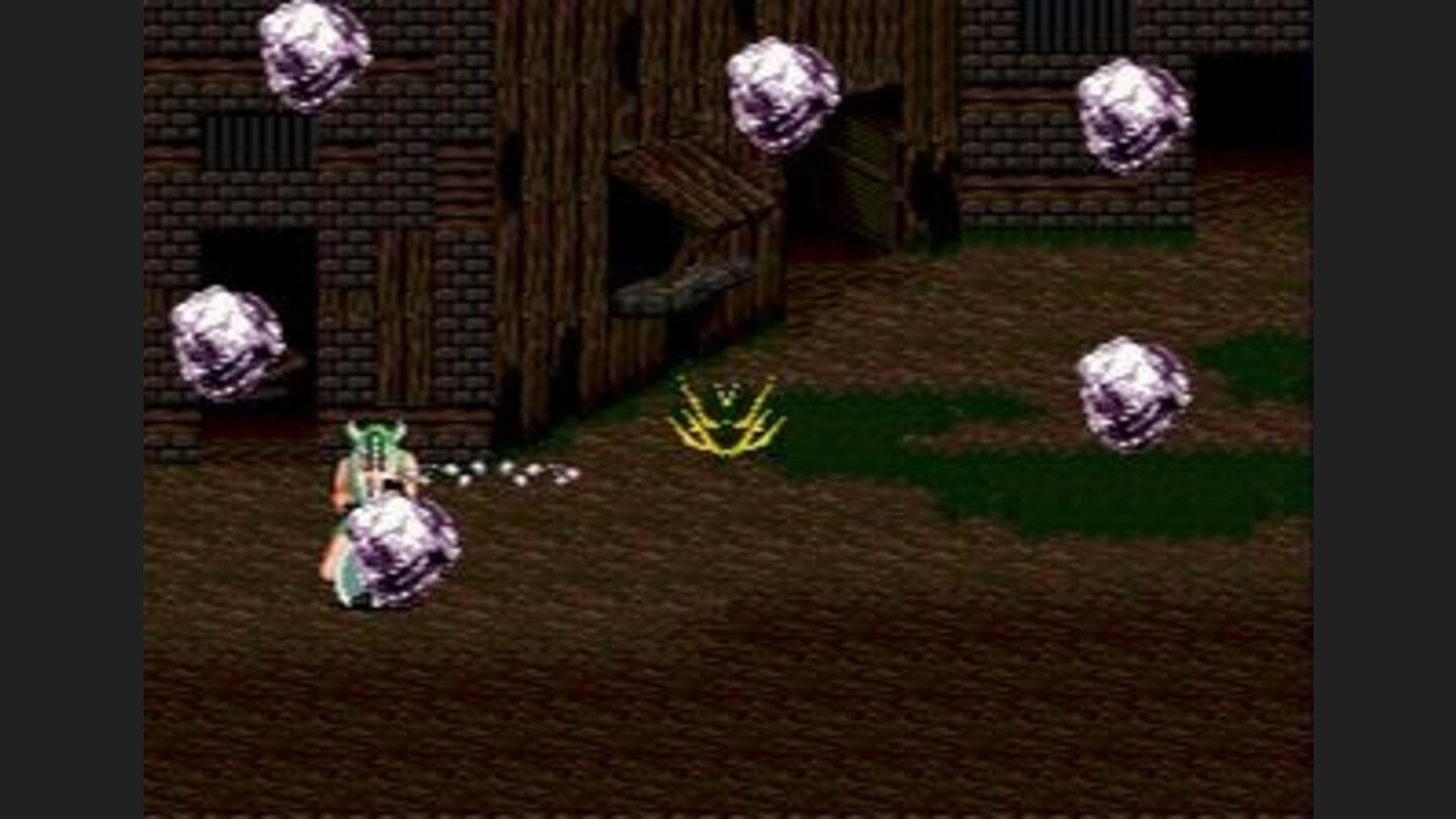 The dwarf uses magic: stones fall from sky