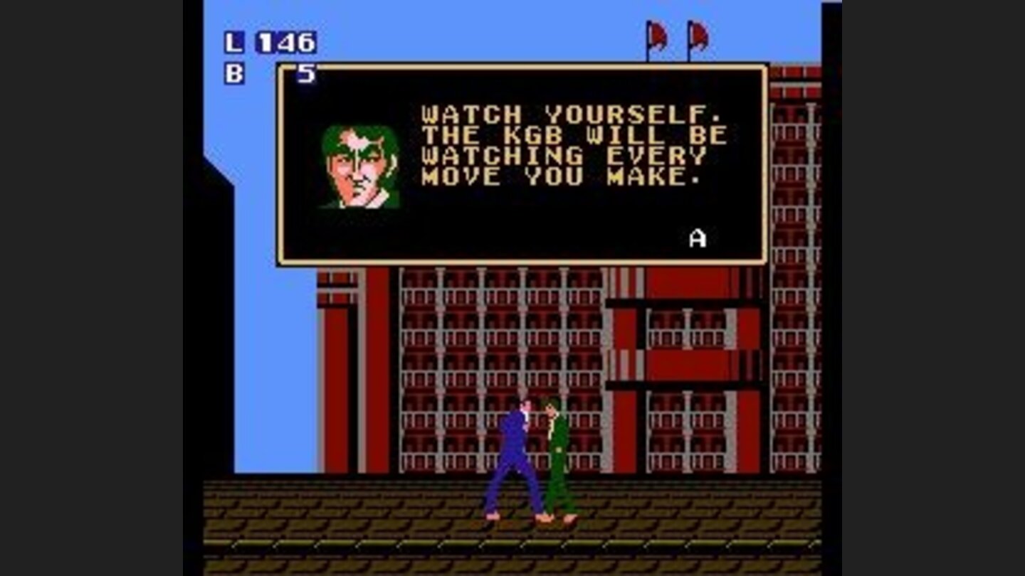 A man on the street offers Duke some friendly advice