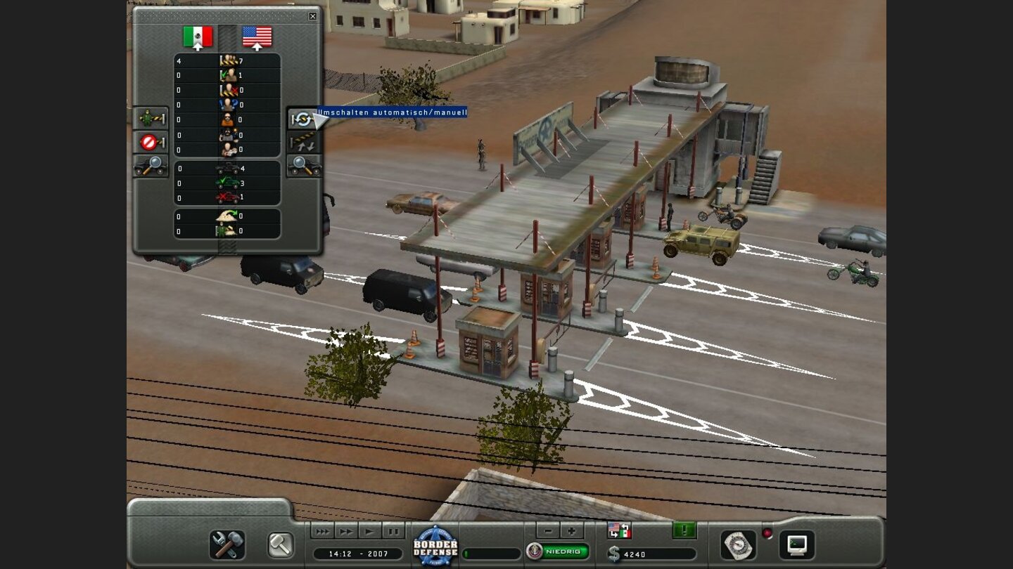 Grenzpatrouille: Die Simulation
