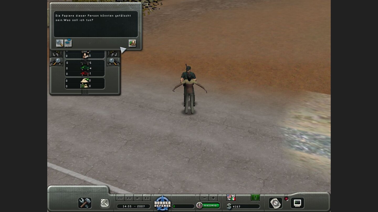 Grenzpatrouille: Die Simulation