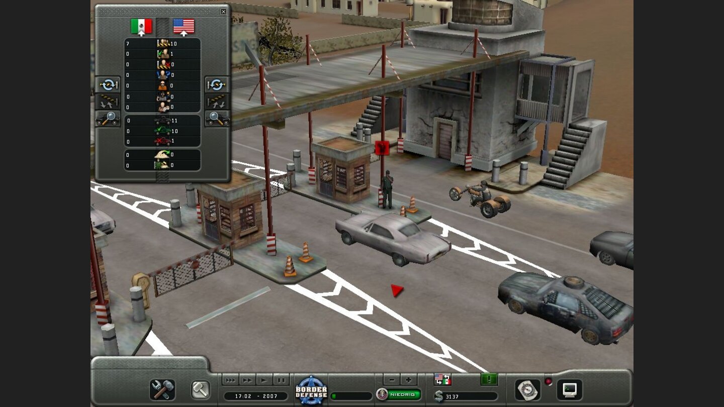 Grenzpatrouille: Die Simulation