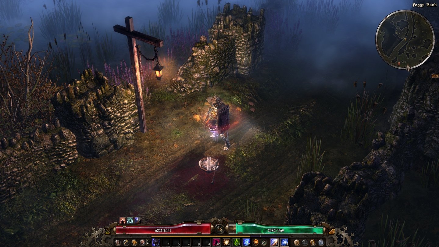 Grim DawnSchicke Lichteffekte, viele Details: Cairn ist trotz Dämonenbedrohung eine Spielwelt zum Verlieben.