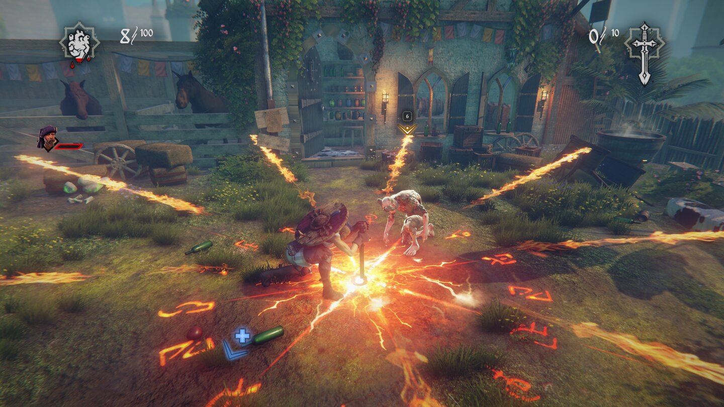 Hand of Fate 2Spektakuläre Spezialattacken machen uns das Leben leichter und pusten Feinden das Lebenslicht aus.