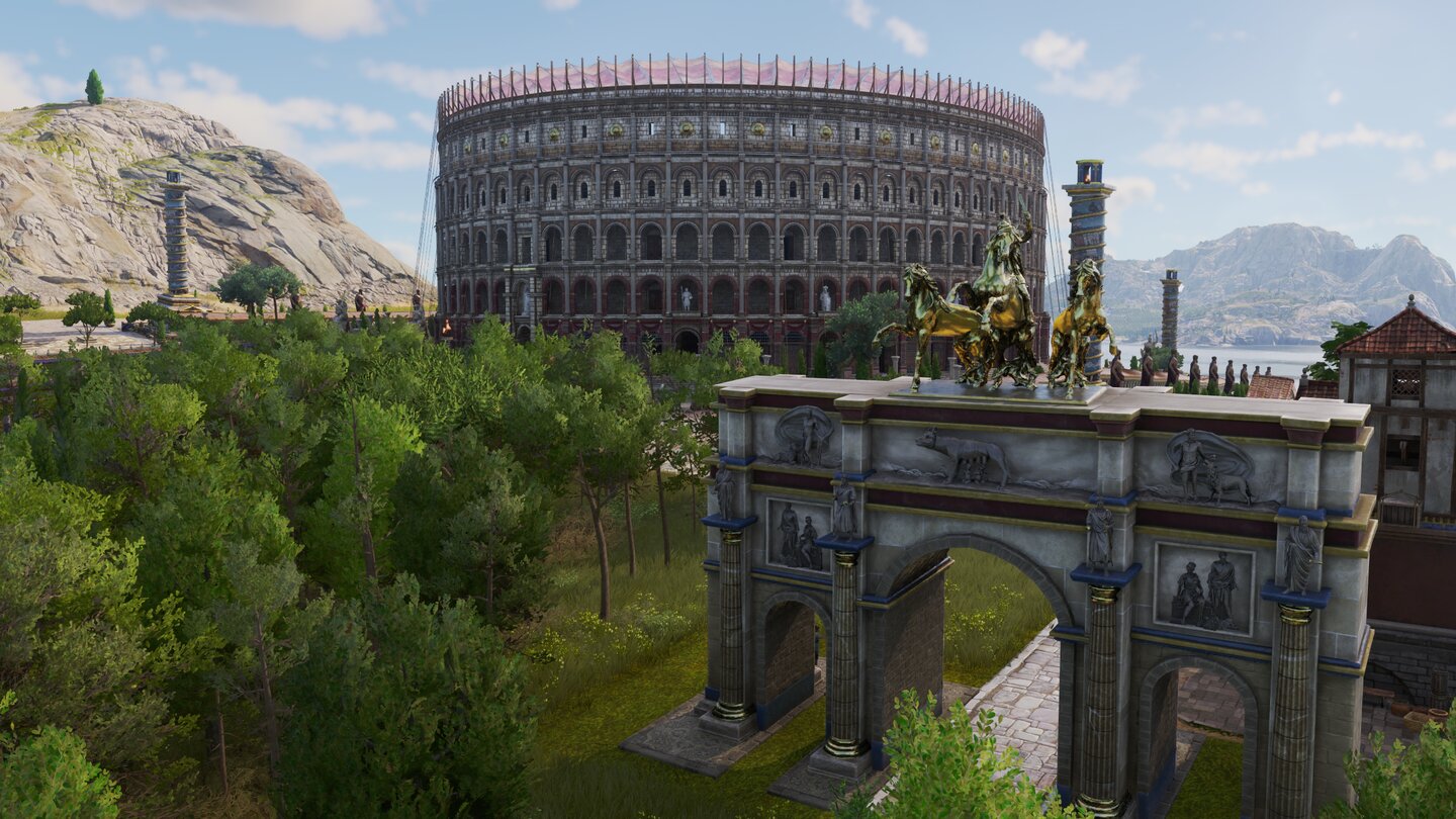 er große Triumphbogen gehört zu den letzten Ornamenten, die ich in der Ruhmeshalle freischalten konnte.