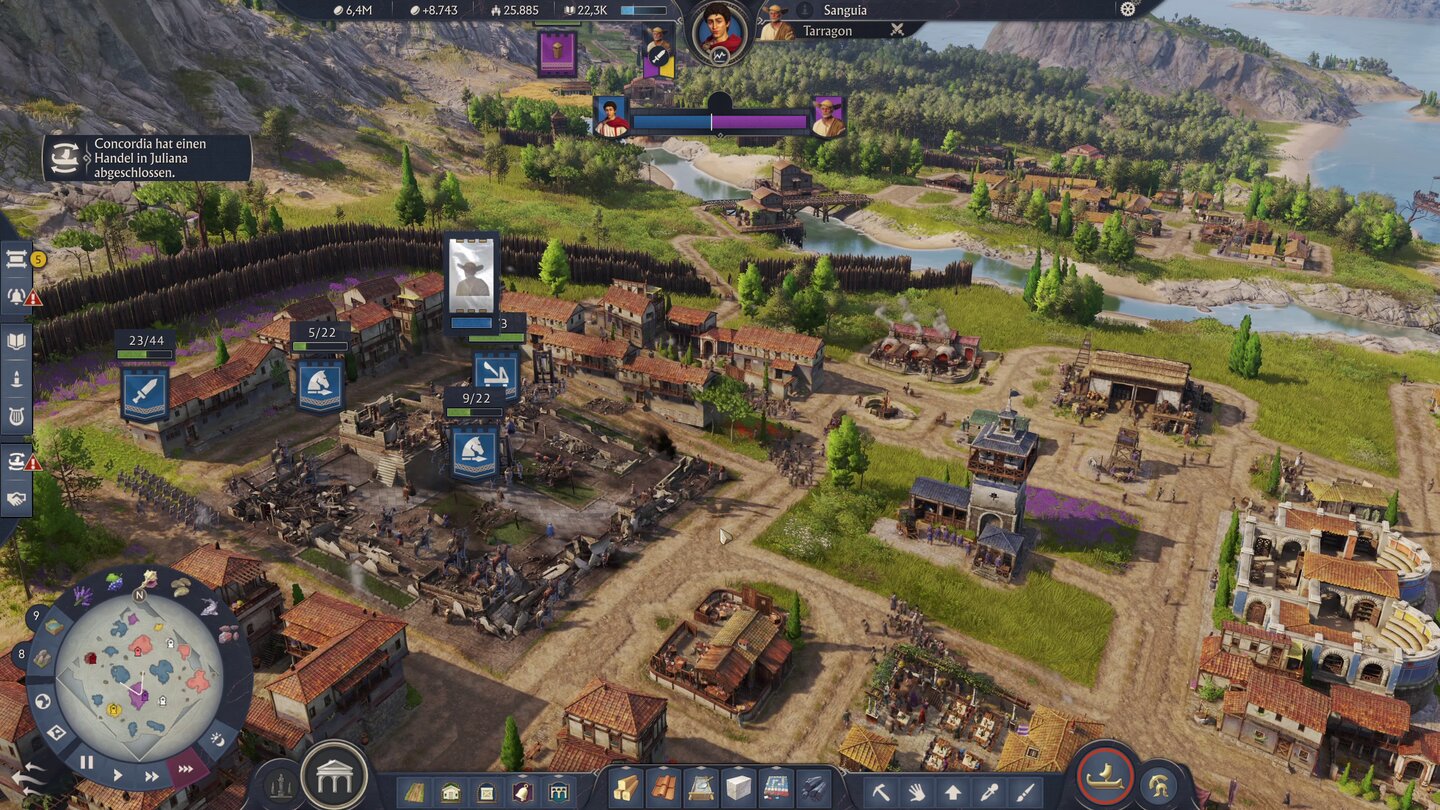 Die Villa ist gefallen, meine Legionäre besetzen die Ruinen, um die Insel zu übernehmen. Veni, vidi, vici.