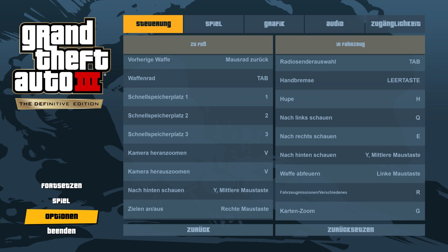 GTA 3 - Menü Remaster #4