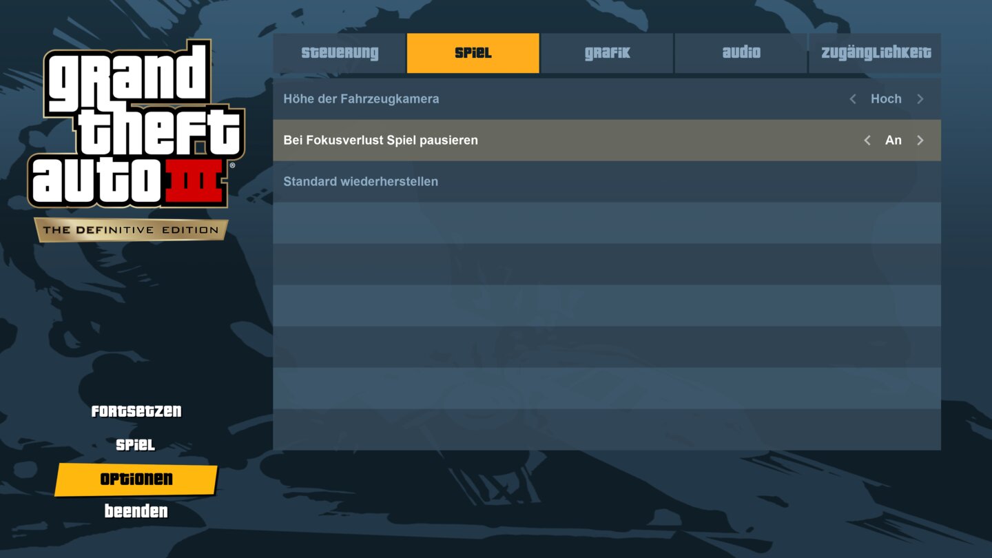 GTA 3 - Menü Remaster #6