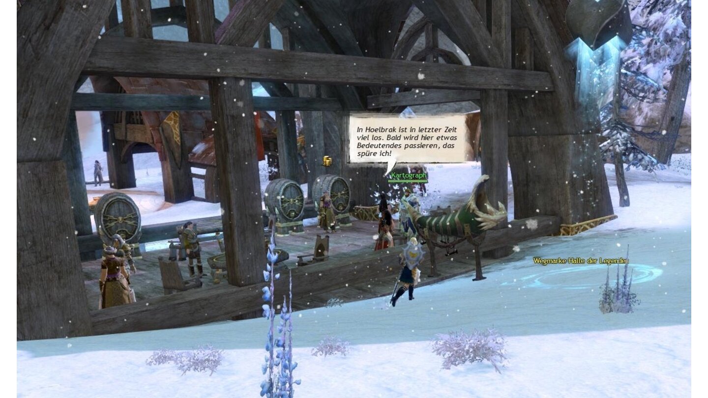 Guild Wars 2 - Flamme und FrostDie Bewohner von Hoelbrak sind besorgt.