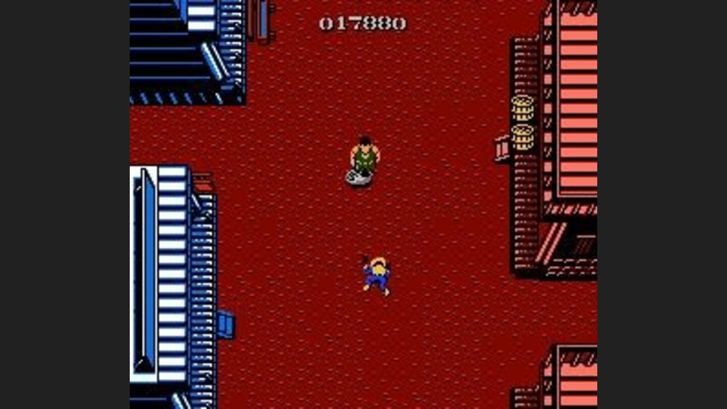 Getting shot by the bad guys...