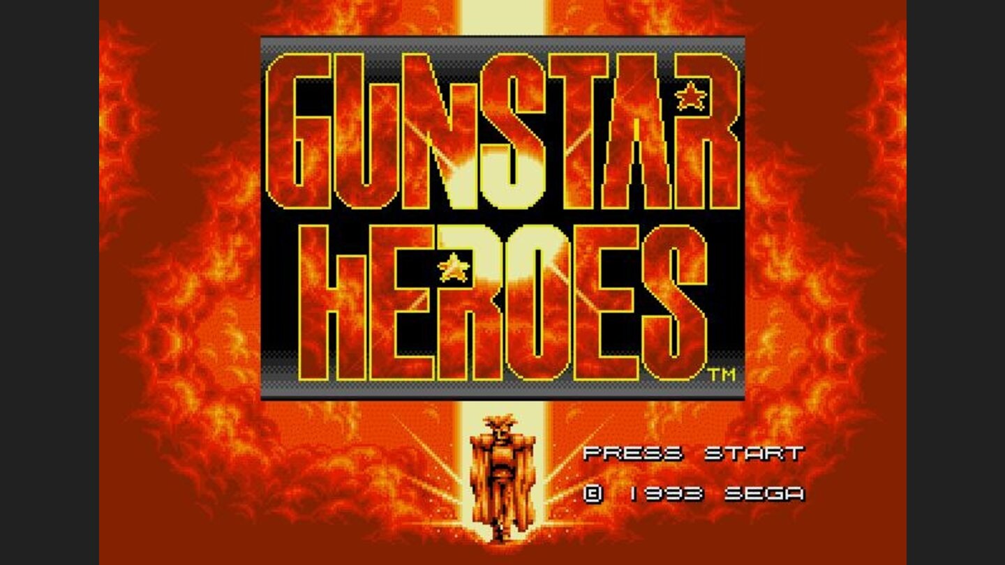 The title screen