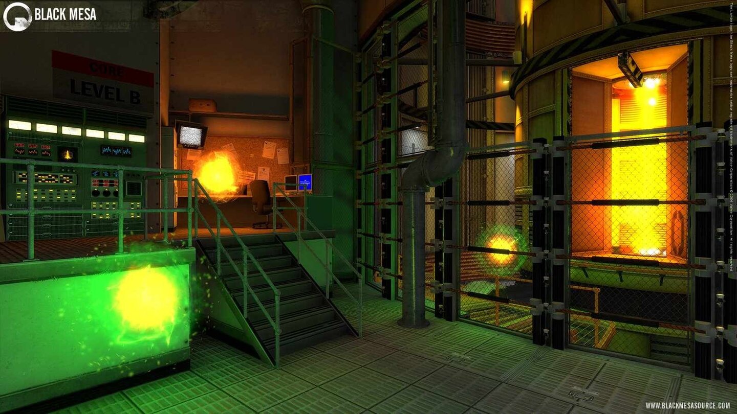 Black MesaVor allem im letzten Teil von Black Mesa rätseln und springen wir durch zahlreiche Teleport-Passagen.