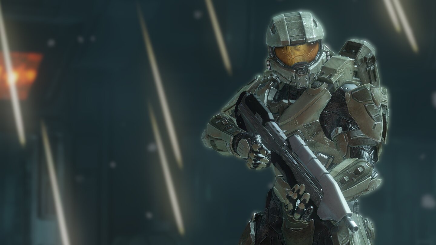 Halo 4Die vielseitige Rüstung des Master Chief bekommt in Halo 4 noch ein weiteres Extra: mit der Promethean Vision sehen wir Gegner durch Gegenstände oder Wände.