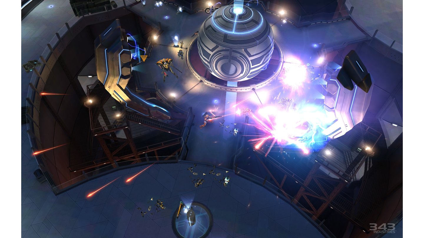 Halo: Spartan StrikeDie Missionen sind historische Simulationen, die an Border der Infinity ablaufen.