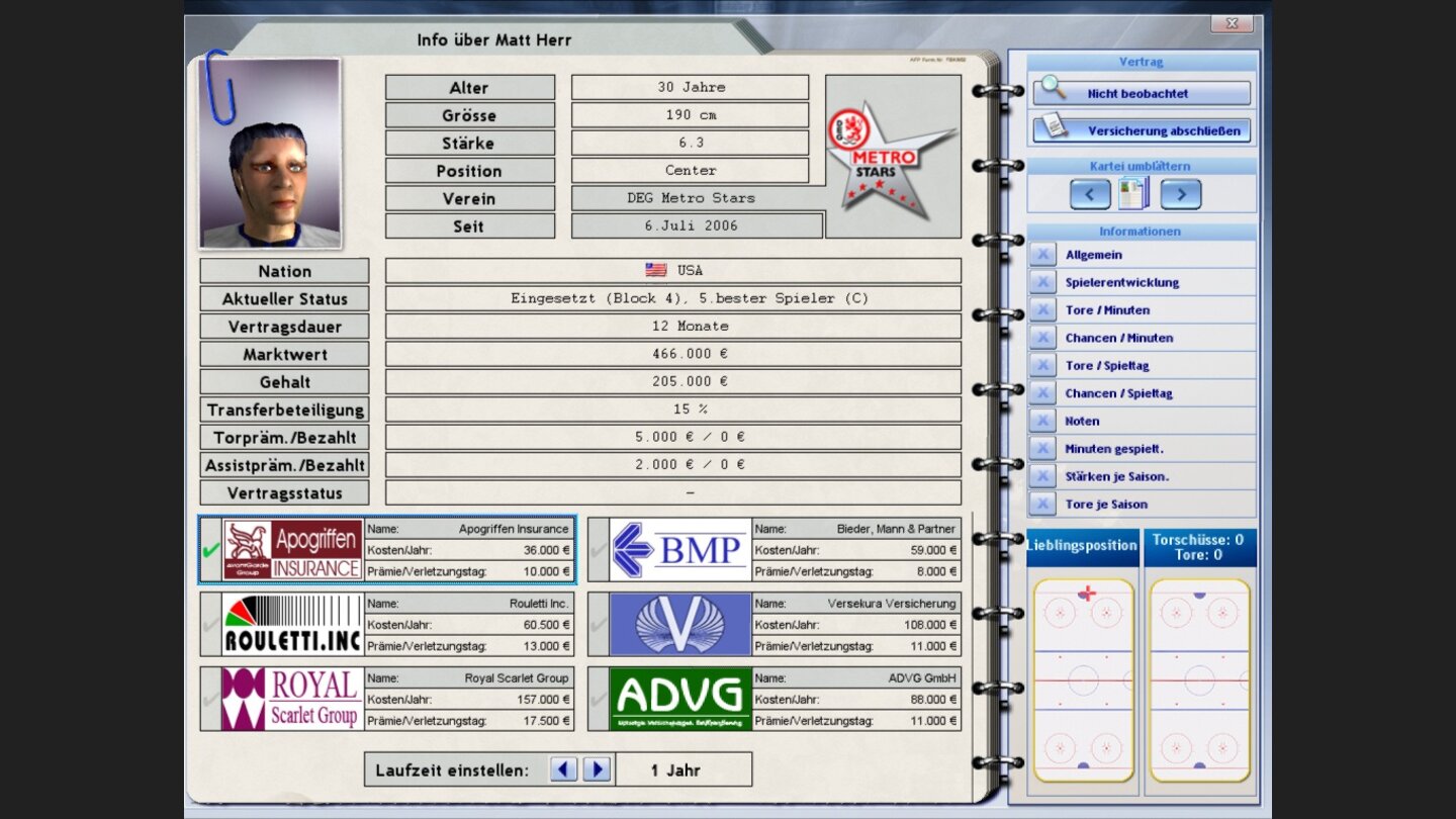 Heimspiel Eishockeymanager 2007 3