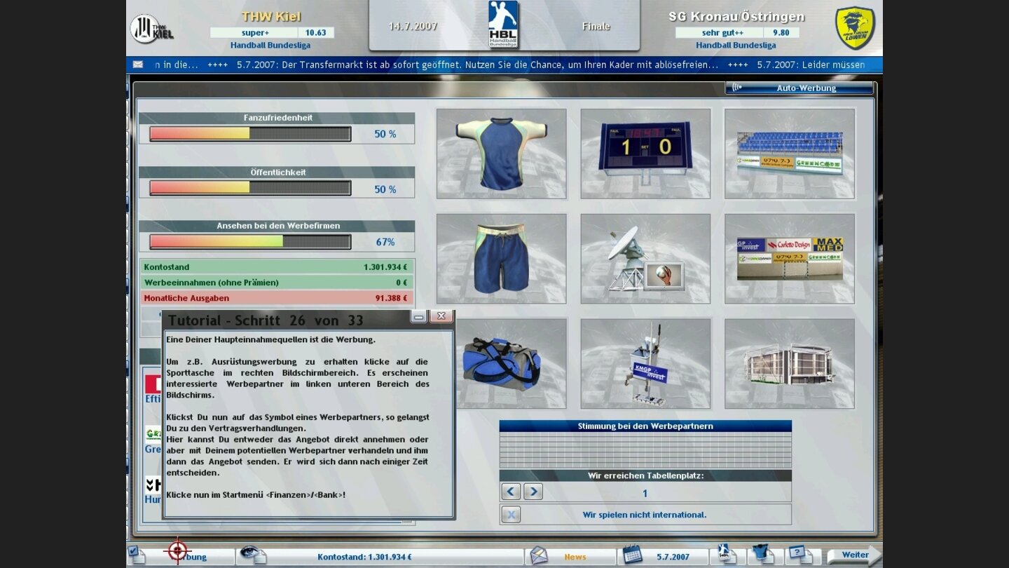 Heimspiel: Handballmanager 2008 10