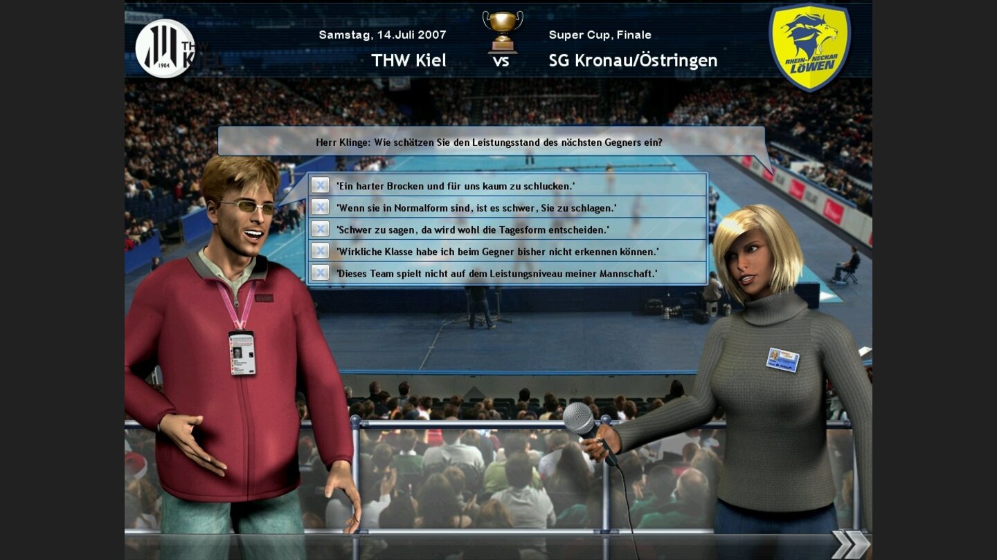 Heimspiel: Handballmanager 2008 14