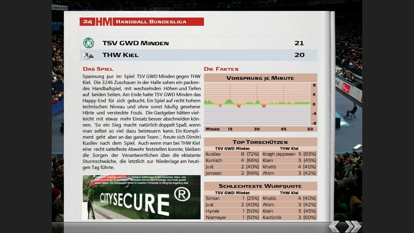 Heimspiel: Handballmanager 2008 15