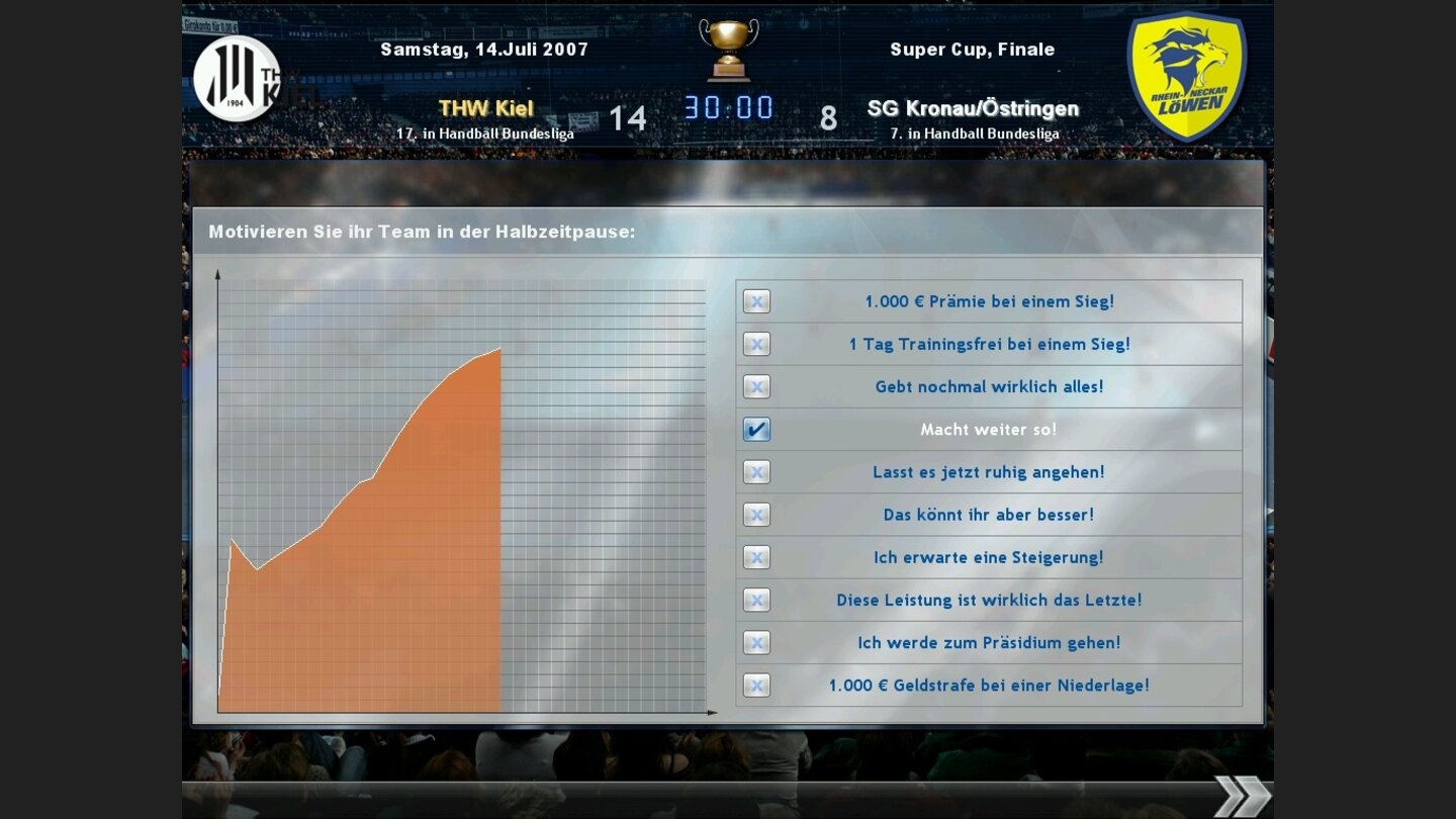 Heimspiel: Handballmanager 2008 16