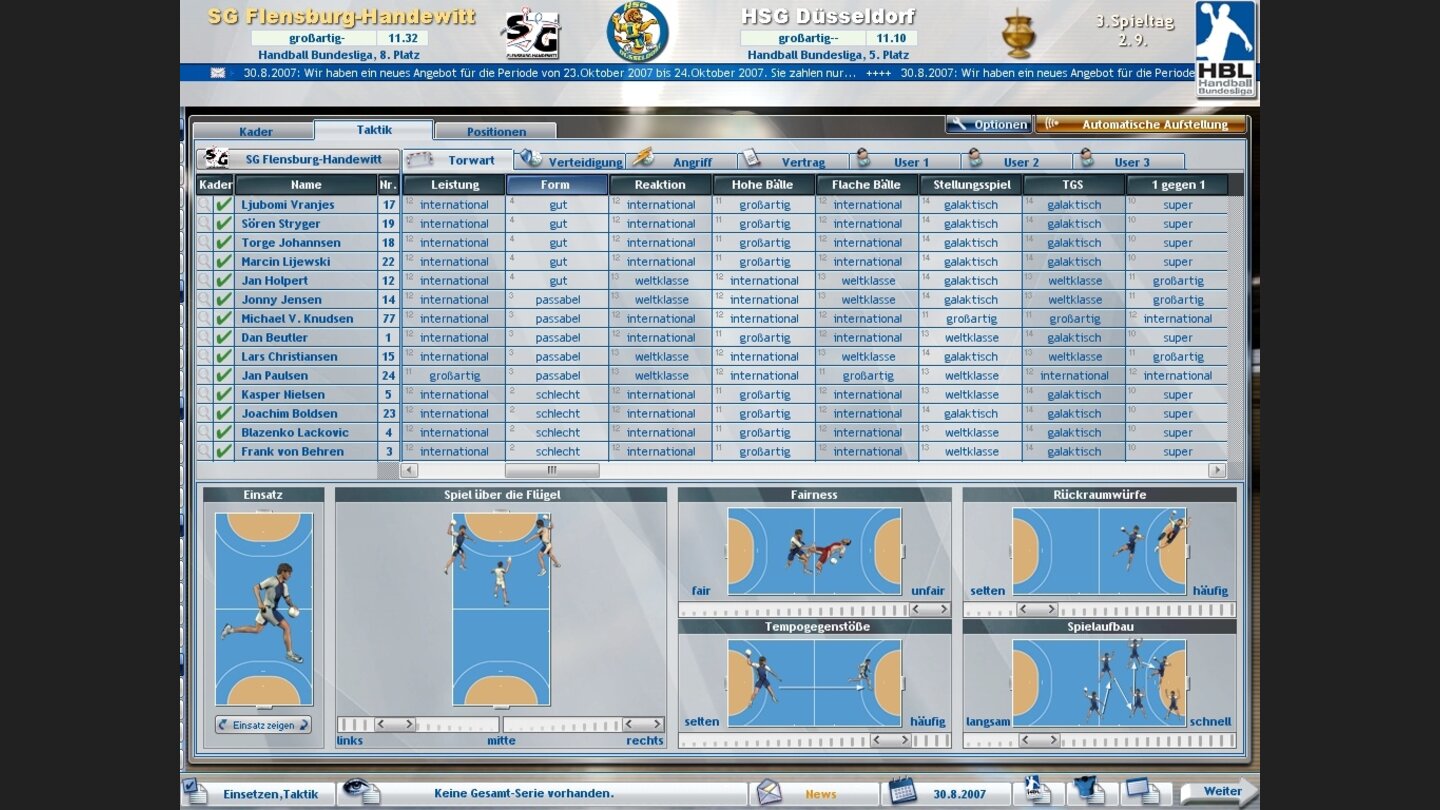 Heimspiel: Handballmanager 2008 1