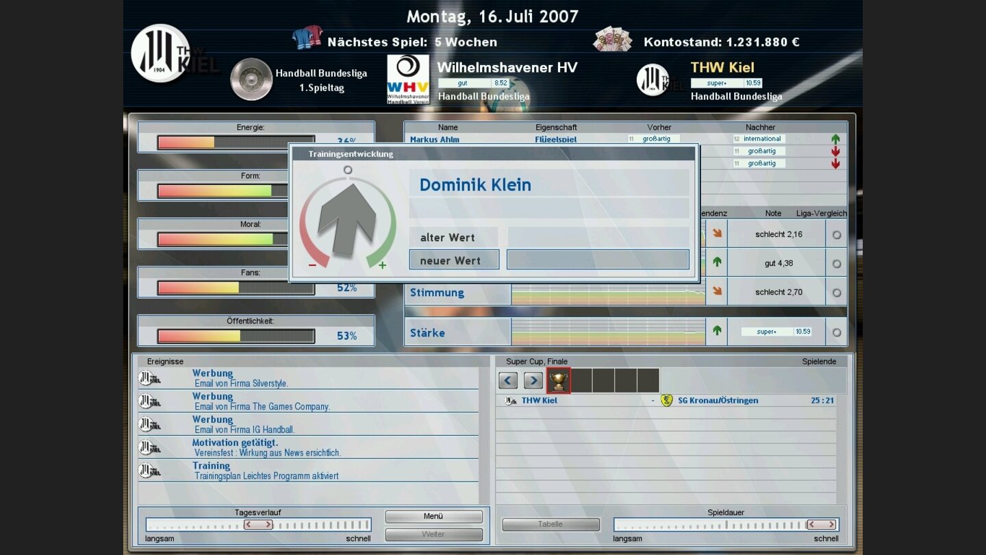 Heimspiel: Handballmanager 2008 1