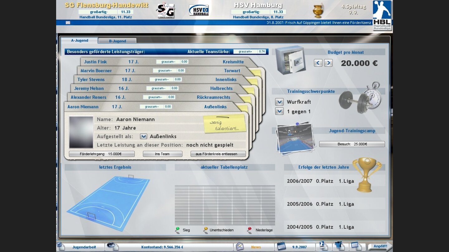 Heimspiel Handballmanager 2008 2