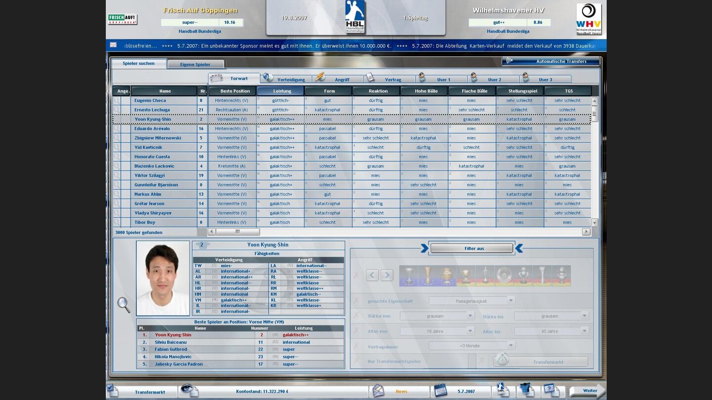Heimspiel Handballmanager 2008 2