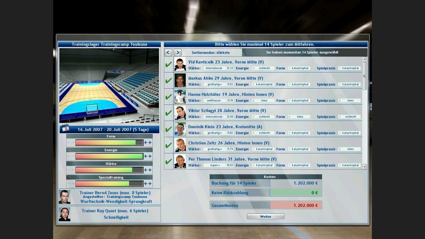 Heimspiel: Handballmanager 2008 3