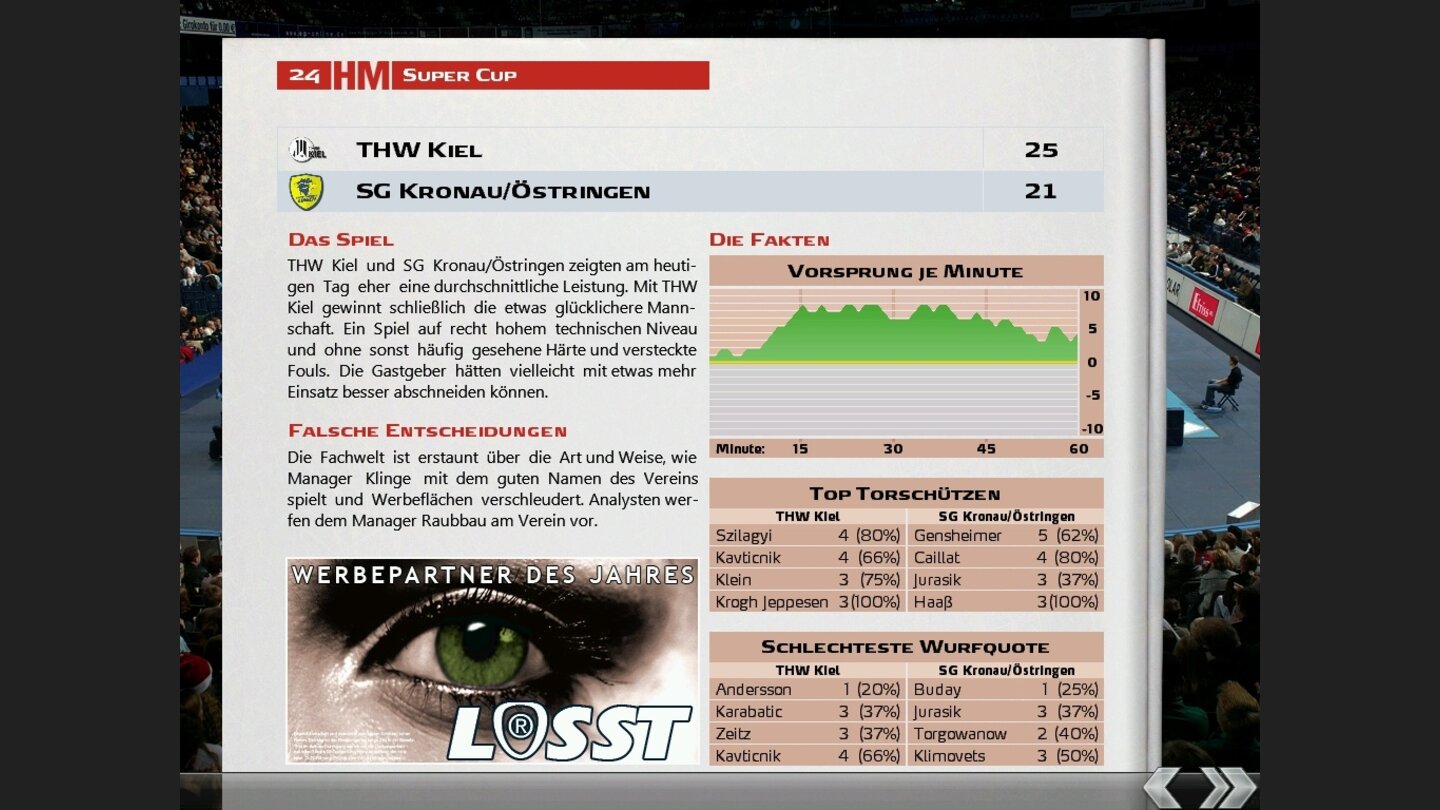Heimspiel: Handballmanager 2008 4