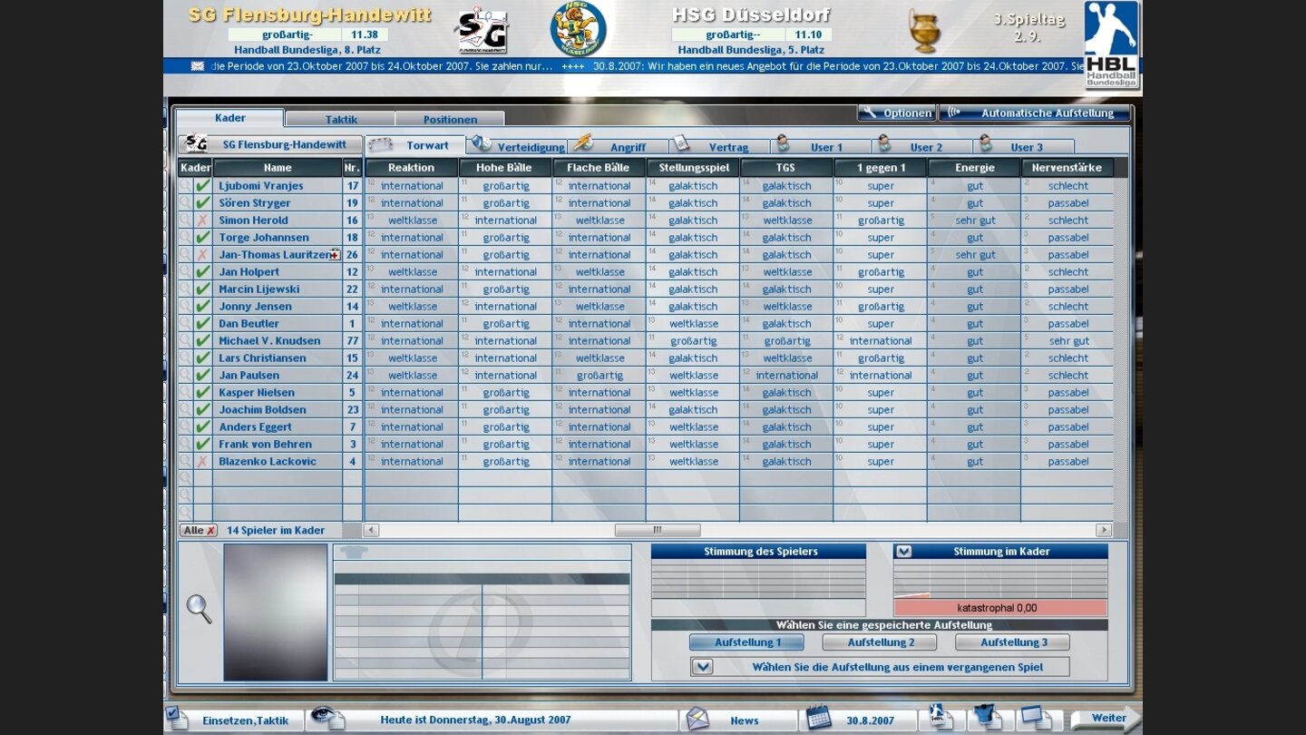 Heimspiel: Handballmanager 2008 5