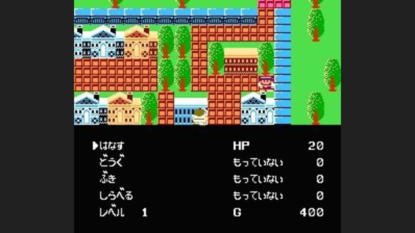 Action menu occupies the bottom part of the screen