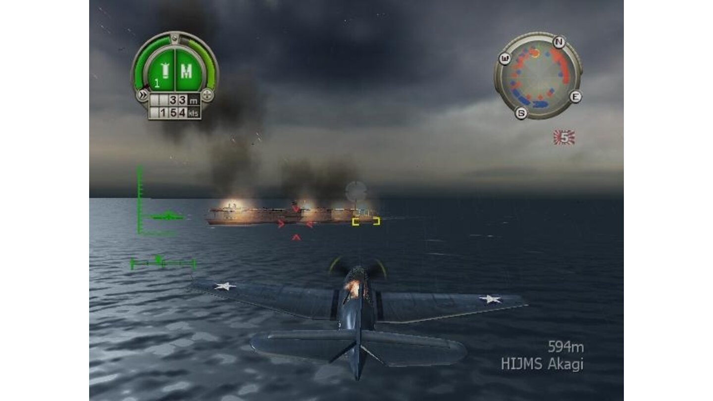 Avenger lining up for torpedo attack