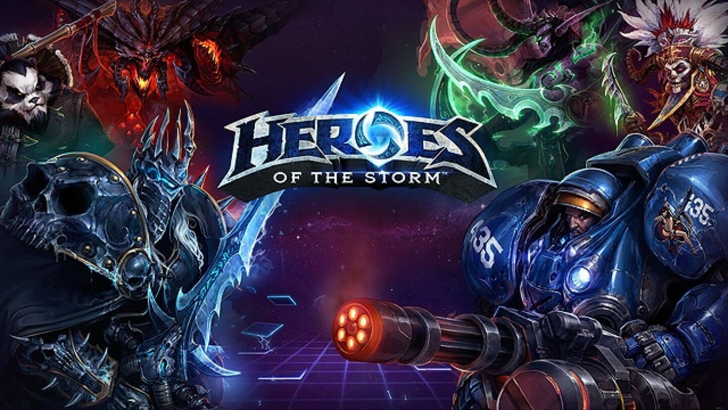 In Heroes of the Storm kämpfen bekannte Charaktere aus dem Diablo-, Warcraft- und Starcraft-Universum gegeneinander.