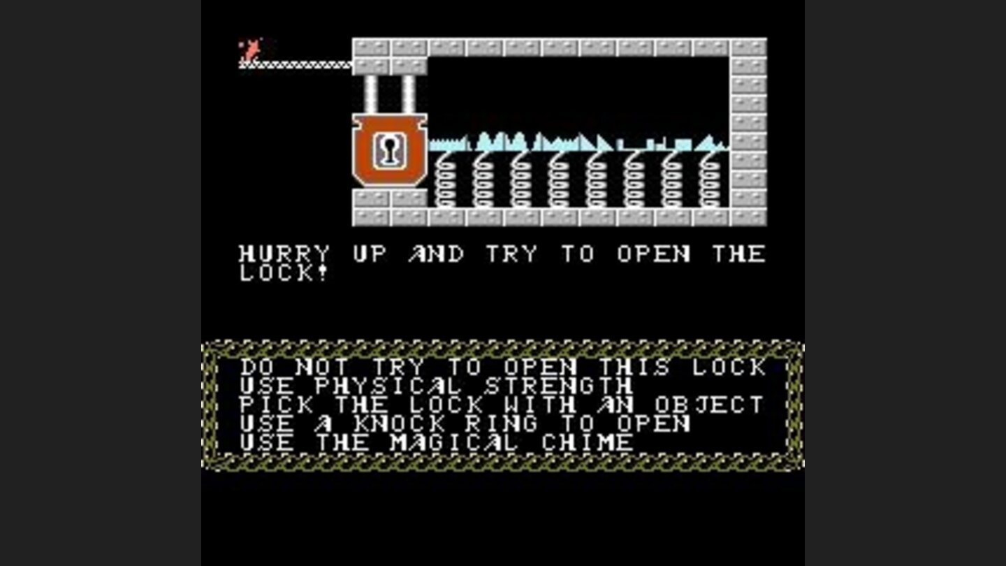 A lock mechanism and choices